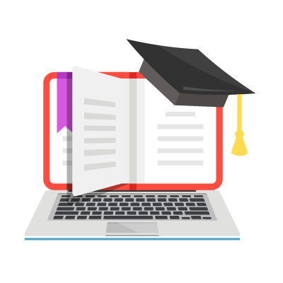 book and laptop